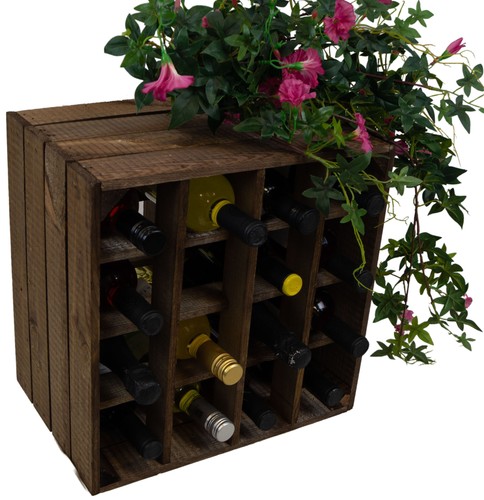 Weinregal 16er dunkel - weinregal,