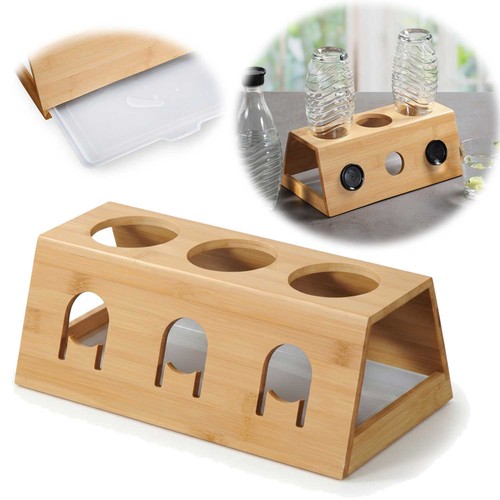 Holz flaschenständer mit - holz,